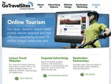 Tablet Screenshot of gotravelsites.com